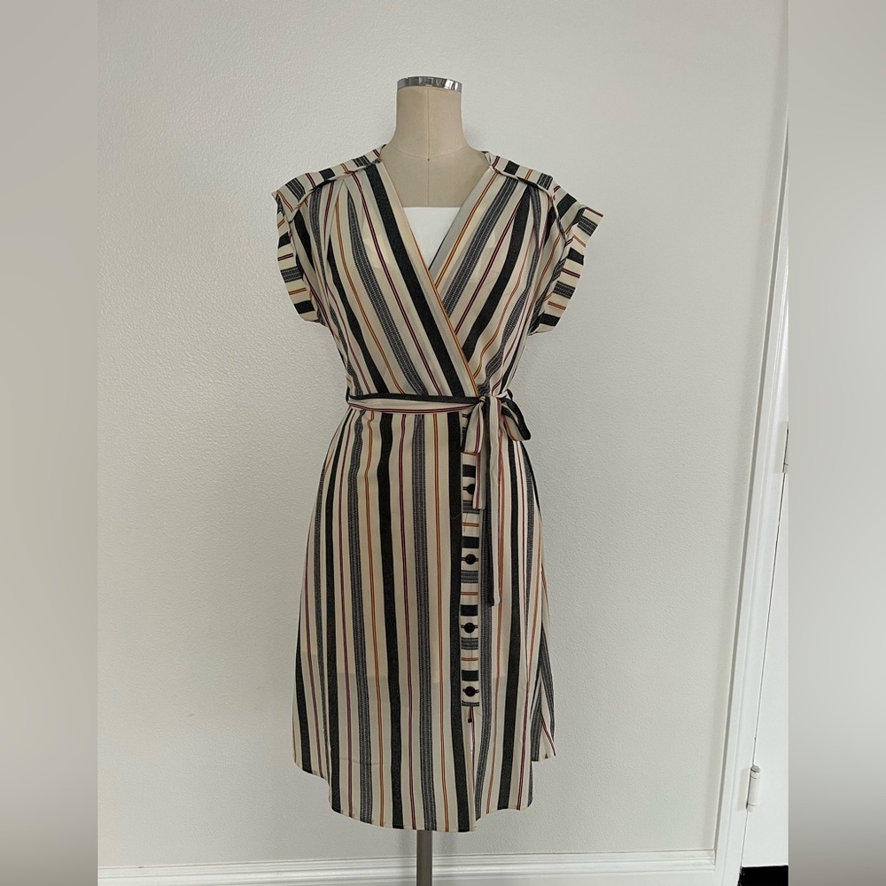 Monteau Wrap Dress in Size Small